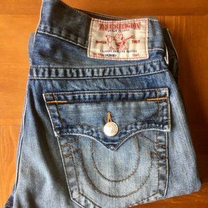 True Religion Jeans Skinny Rear Flap Pockets 32